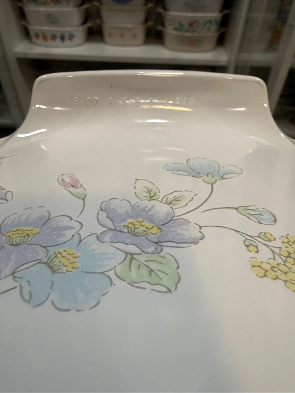 Corningware floral bouquet